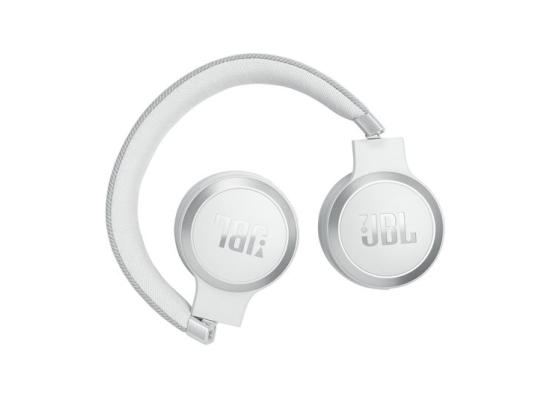 JBL Live 670NC Wireless On-Ear Headphones with True Adaptive Noise Cancelling - White